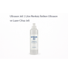 Ultrason Jeli 1 Litre Renksiz İletken Ultrason ve Lazer Cihaz Jeli 1 ADET