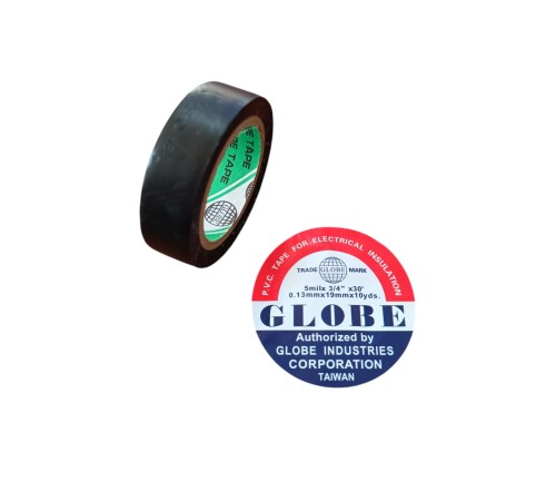 Globe İzole Bant Elektrik Kablo Bantı 19mm Siyah
