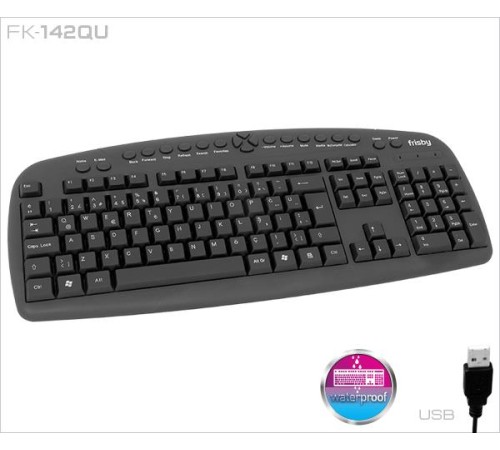 FRISBY FK-142QU USB Q TR MM SİYAH KABLOLU KLAVYE