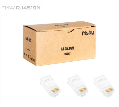 FRISBY FNW-RJ4519N RJ45 CAT5 UTP 100 ADET KONNEKTOR