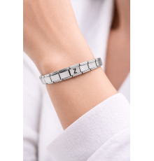 Kişiye Özel Z Harfli Çelik Bileklik – Paslanmaz Çelik Bileklik, Zarif Minimal Harf Bileklik