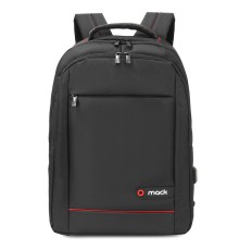 MACK MCC-006 15.6" OFFICE USB GİRİŞLİ NOTEBOOK SIRT ÇANTASI SİYAH