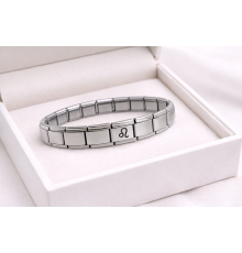 Çelik Nomination Bileklik Aslan Burcu | Paslanmaz Çelik Burç Bilekliği | Güçlü ve Şık Tasarım