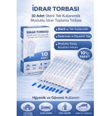 İdrar Torbası Steril Medikal İdrar Toplama Torbası 10 ADET