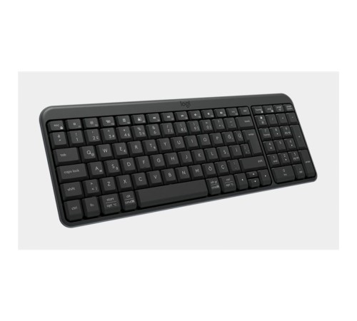 LOGITECH K250 TAM BOYUTLU KOMPAKT BLUETOOTH TÜRKÇE Q KLAVYE GRİ 920-013460