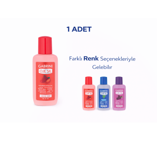 Gabrini Oje Sil Besleyici Aseton 125 ml Oje Çıkarıcı 1 Adet