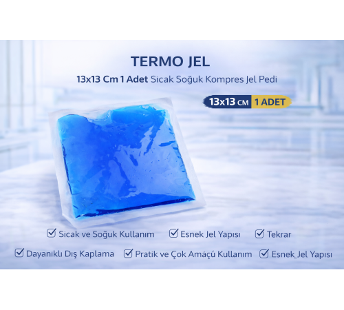 Termo Jel 13x13 Cm 1 Adet Sıcak Soğuk Kompres Jel Pedi