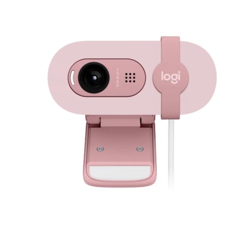 LOGITECH BRIO 100 FULL HD 1080P MİKROFONLU WEB KAMERA PEMBE 960-001623