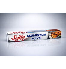 Softy Alüminyum Folyo 3,5 Metre Mutfak Folyosu Isıya Dayanıklı Gıda Saklama ve Fırın Folyosu 1 Adet