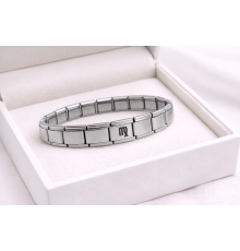 Çelik Nomination Bileklik Başak Burcu | Paslanmaz Çelik Burç Bilekliği | Zarif ve Şık Tasarım