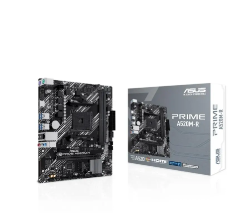 ASUS PRIME A520M-R DDR4 5100MHZ 1XHDMI 1XM.2 USB2.0 MATX AM4 (AMD AM4 5000/4000 /3000 SERİSİ İLE UYUMLU)