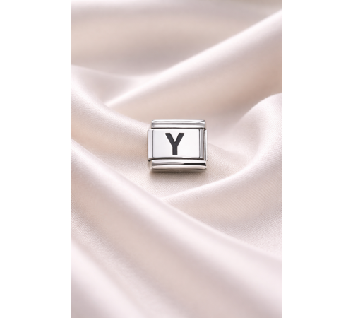 Nomination Bileklik Uyumlu Y Harfi Charm – Paslanmaz Çelik Harf Modül – Kişiye Özel Bileklik Aksesuarı