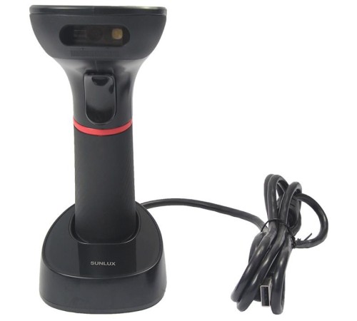 SUNLUX XL-9610 2D KAREKOD KABLOSUZ USB BARKOD OKUYUCU + CRADLE