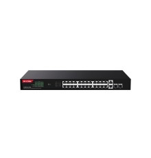IP-COM G1128P-24-410W 24 PORT GIGABIT +2XGB RJ45/SFP UPLINK 370W POE RACKMOUNT SWITCH