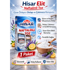 Hisar Elit Naftalinli Toz Güve Önleyici Dolap ve Çekmece Koruyucu 1 Adet