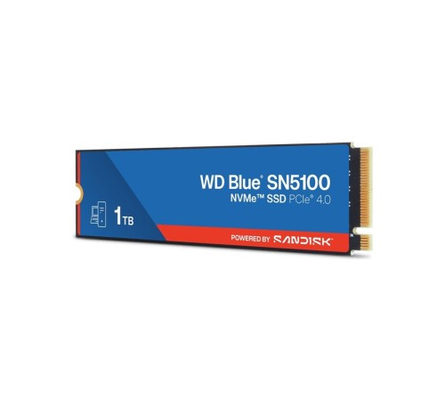 1 TB WD BLUE SN5100 PCI-4.0 7100MB/S 6700MB/S M2 SSD WDS100T5B0E