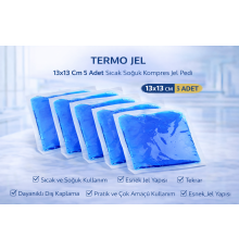 Termo Jel 13x13 Cm 5 Adet Sıcak Soğuk Kompres Jel Pedi