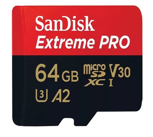64 GB SANDISK SDSQXCU-064G-GN6MA EXTREME PRO MICRO SD