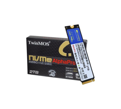2 TB TWINMOS M.2 PCIE NVME 3600/3250 NVME2TB2280AP