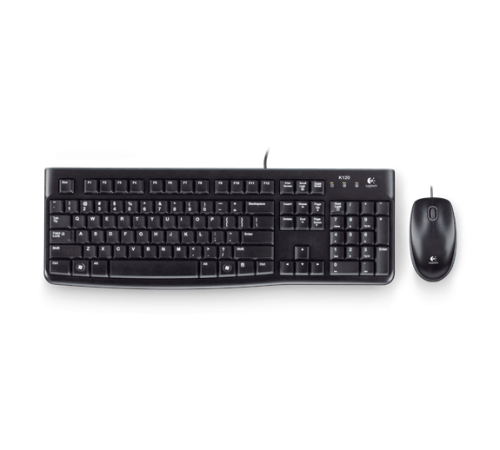 LOGITECH MK120 TR Q USB KABLOLU KLAVYE VE MOUSE SET SİYAH 920-002560