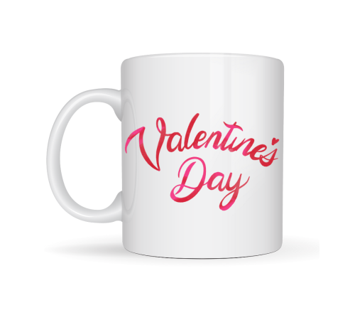 Valentine’s Day Porselen Kupa Model 3 – Aşk Temalı Özel Tasarım Kahve & Çay Kupası , Sevgililer Günü Hediyesi