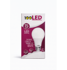 LED Ampul 15 Watt Beyaz Işık 6500K Yüksek Lümen E27 Duy Uzun Ömürlü