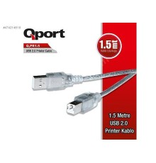 QPORT Q-PR1.5 USB 2.0 1.5M YAZICI KABLOSU