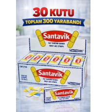 Santavik İlk Yardım Bandı Yara Bandı 10lu 30 Paket