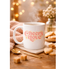 Cheers Love Kupa – Model 31 - Sevimli Tasarım, Sıcacık Kahve Keyfi - Özel Tasarım Porselen Kupa
