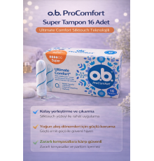 o.b. ProComfort Super Tampon 16Lı 1 Paket Ultimate Comfort Silktouch Teknolojili