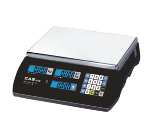 CAS ER JR 30KG LCD EKRAN BOYUNSUZ FİYAT HESAPLAMALI TERAZİ
