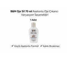 B&M Oje Sil 70 ml Asetonlu Oje Çıkarıcı Güçlü Formül 1 ADET