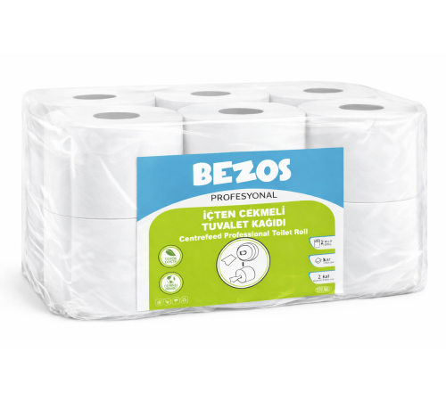 Profesyonel İçten Çekmeli Tuvalet Kağıdı 36 Rulo | Mini Cimri | 2 Katlı %100 Selüloz 3X12RULO