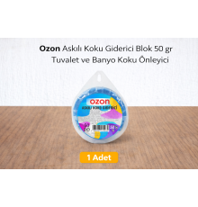 Ozon Askılı Koku Giderici Blok 50 gr Tuvalet ve Banyo Koku Önleyici 1 Adet