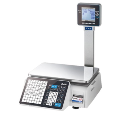CAS CL3000 30KG 202DPI DİREKT TERMAL ETHERNET LCD EKRAN BOYUNLU BARKODLU TERAZİ