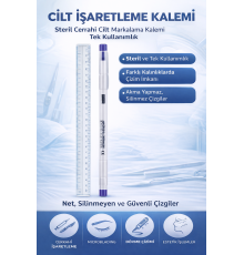 Cilt İşaretleme Kalemi Steril Cerrahi Marker Kalem 1 ADET