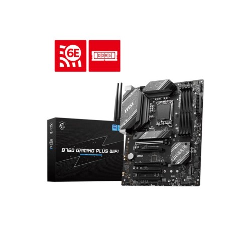 MSI B760 GAMING PLUS WIFI DDR5 6800MHZ 1XHDMI 1XDP 2XM.2 USB 3.2 ATX 1700P (12. / 13. VE 14. NESİL İŞLEMCİ UYUMLU)