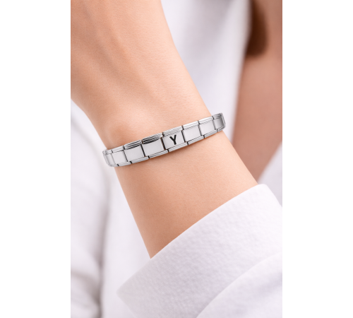 Kişiye Özel Y Harfli Çelik Bileklik – Paslanmaz Çelik Bileklik, Zarif Minimal Harf Bileklik