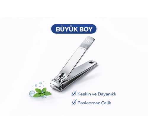 İMA Büyük Boy Tırnak Makası Profesyonel Nail Clipper 1 Adet