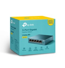 TP-LINK LS105G 5 PORT GIGABIT METAL KASA SWITCH