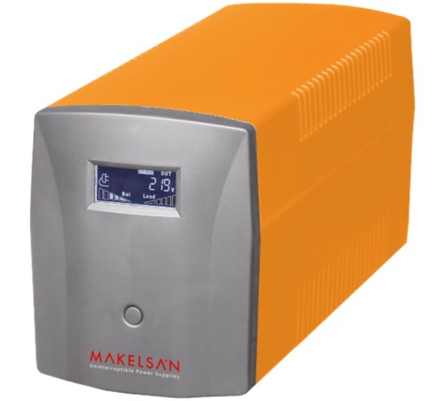 MAKELSAN LION 1200VA 1F/1F (2X7AH) 5/10DK LINE INTERAKTIF UPS