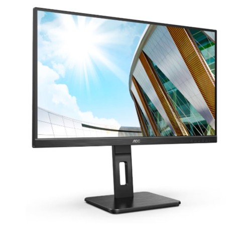 27 AOC Q27P2Q IPS 4MS 75MHZ 1XVGA 1XHDMI 1XDP 1XDVI 2K QHD 2560X1440 HOPARLÖR YÜKSEKLİK AYARI PIVOT VESA SİYAH