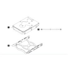 LENOVO THINKSYSTEM 4XB7A77446 ST50/ST45 SERIES 3.5 2TB 7.2K SATA6GB NON-HOT SWAP 512N HDD