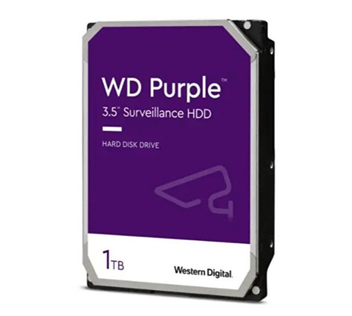 1 TB WD 3.5 PURPLE SATA3 5400RPM 64MB 7/24 GUVENLIK WD11PURZ (3 YIL RESMI DIST GARANTILI)