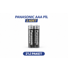pana AAA R03 İnce Pil Zinc Carbon Extra Heavy Duty 2’li 1 Paket