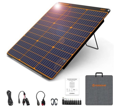 FLEXSOLAR A60 TAŞINABİLİR GÜNEŞ PANELİ 60W