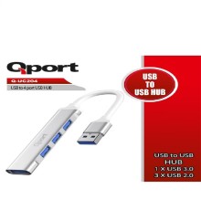 QPORT Q-UC204 USB TO 4 PORT USB ÇOKLAYICI