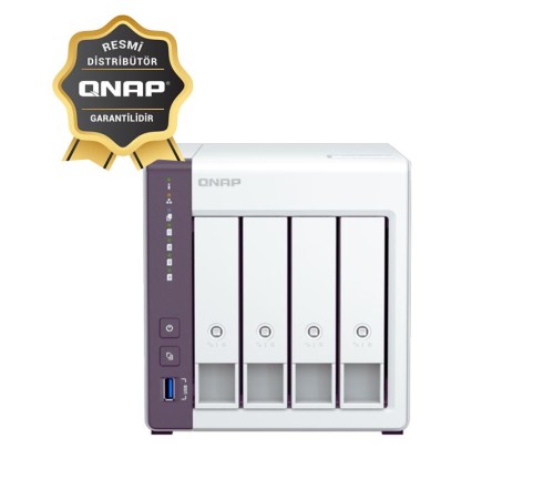 QNAP TS-433-4GB RAM 4 HDD YUVALI TOWER NAS (RESMİ DİSTRİBÜTÖR GARANTİLİ)