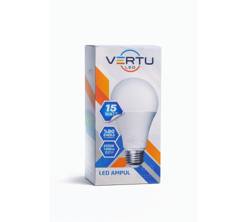 LED Ampul 15 Watt Beyaz Işık 6500K Yüksek Lümen E27 Duy Enerji Tasarruflu