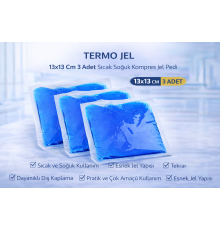 Termo Jel 13x13 Cm 3 Adet Sıcak Soğuk Kompres Jel Pedi